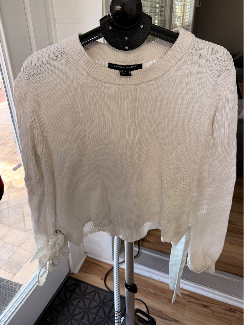 Banana Republic Women's White Knit Pullover Sweater Size S